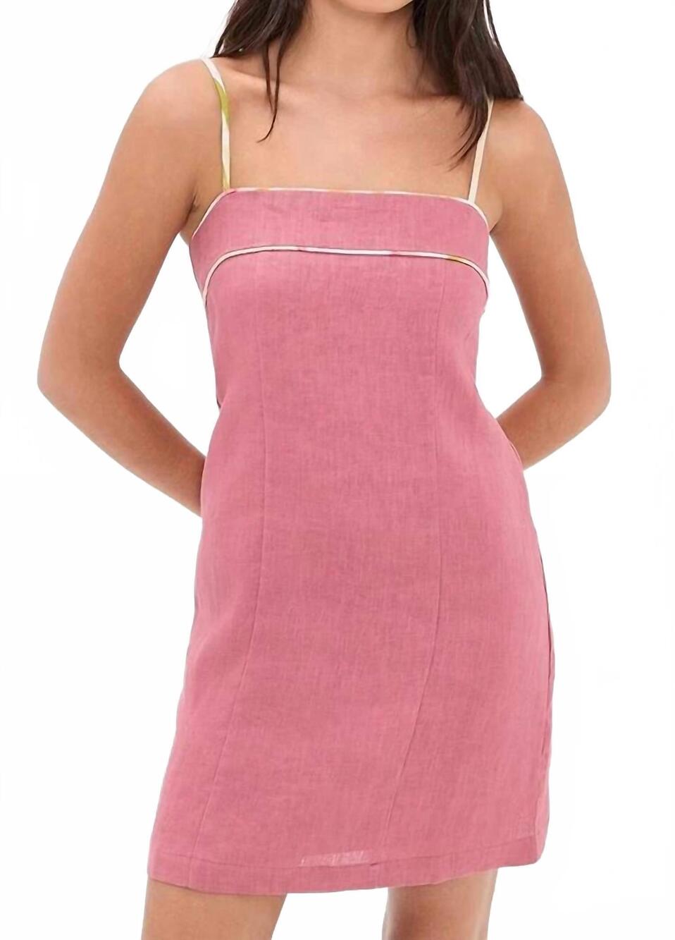 NEW LITTLE LIES women's frieda dress in pink
